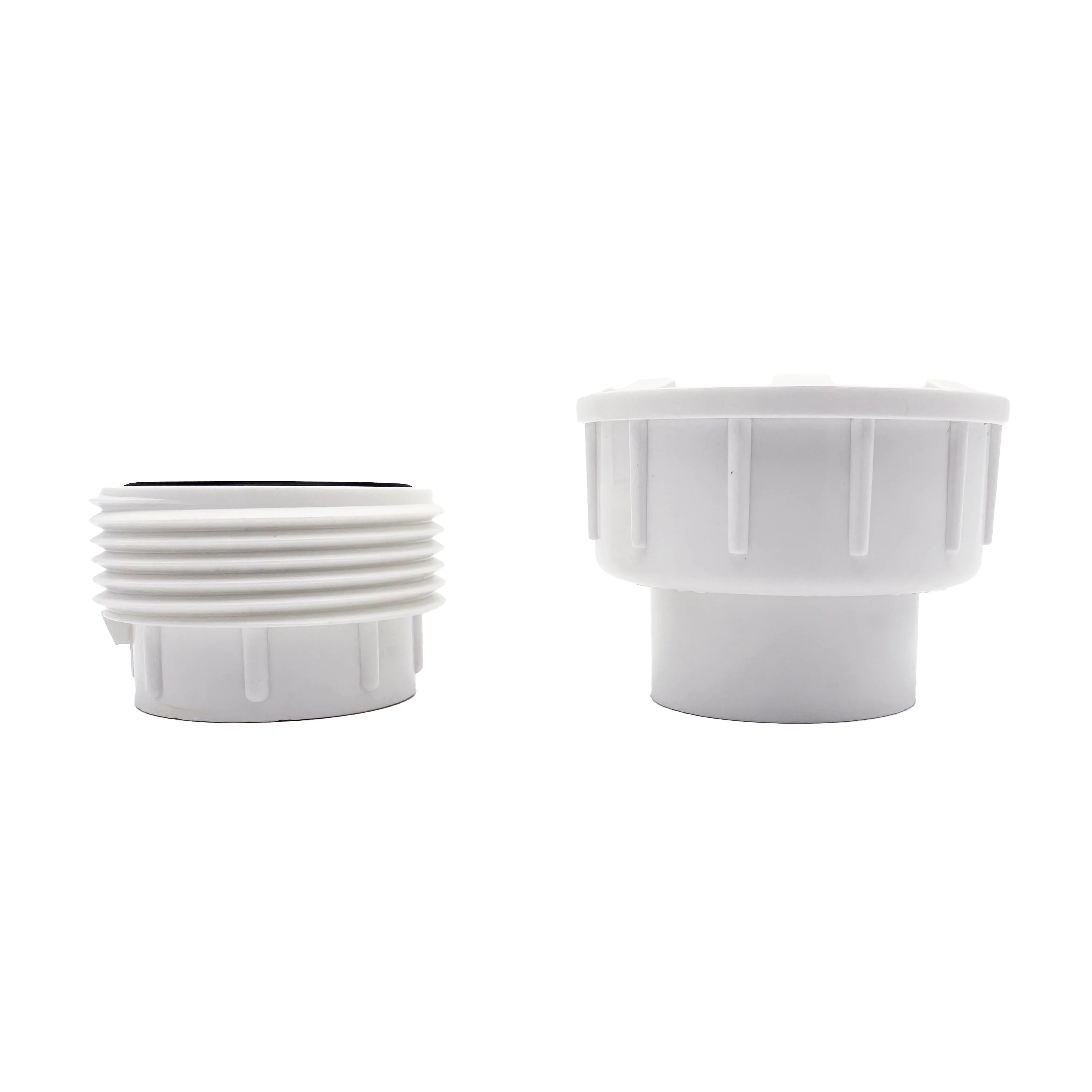 3/4" Schedule 40 White PVC Socket Union - Image 3