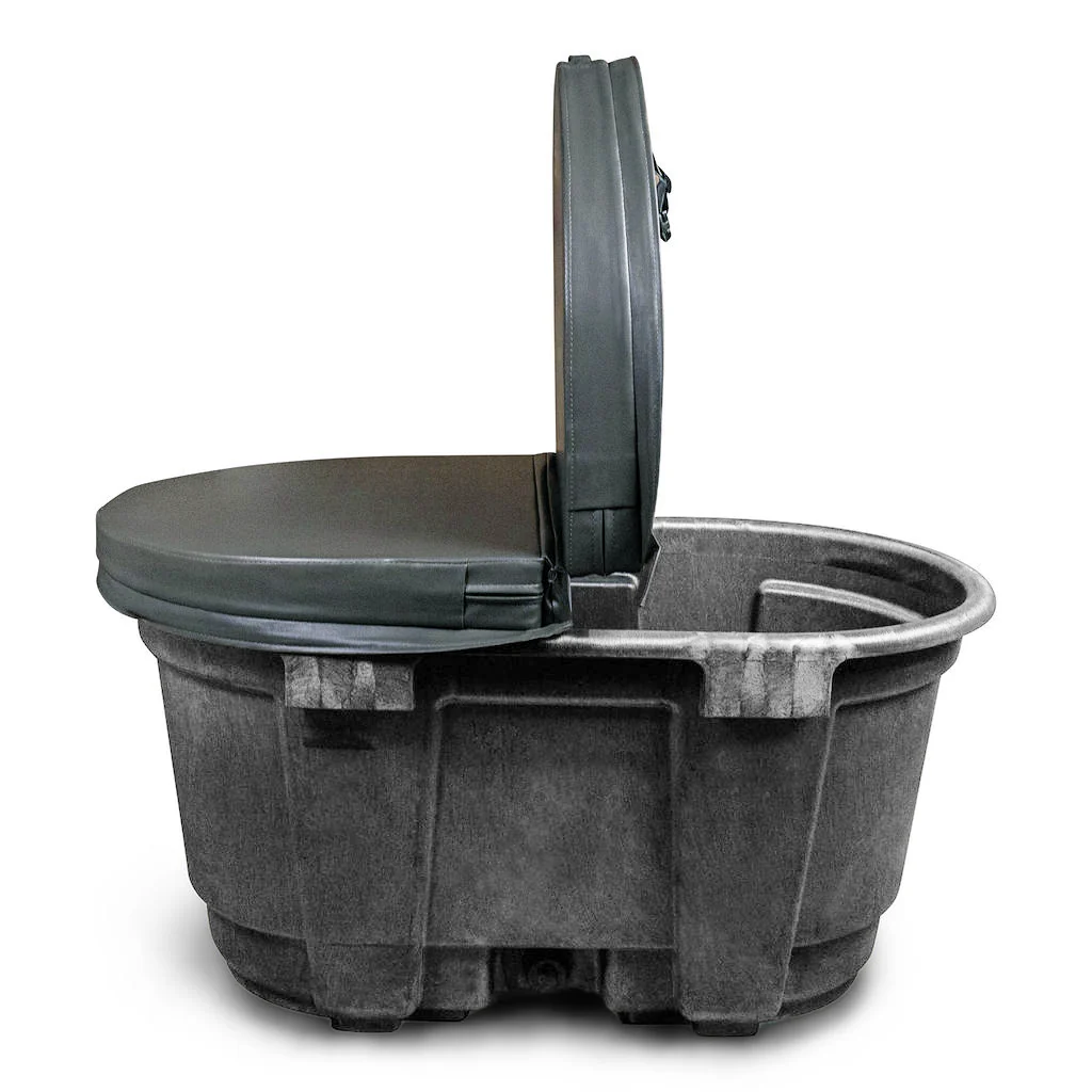 Insulated Stock Tank Cover - 150 Gallon - Gray - Image 6